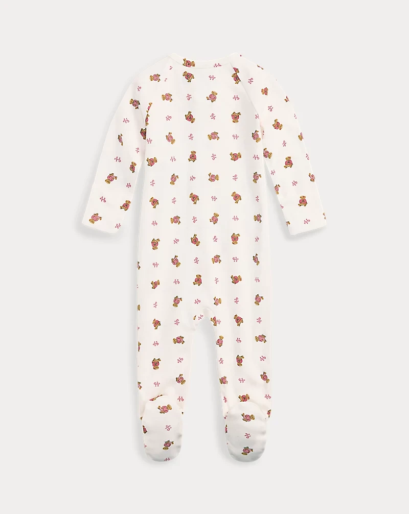 Polo Bear Cotton Footed Coverall