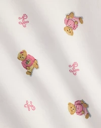 Polo Bear Cotton Footed Coverall