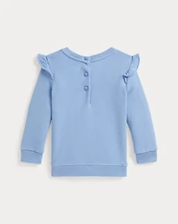 Polo Bear Ruffled Fleece Sweatshirt
