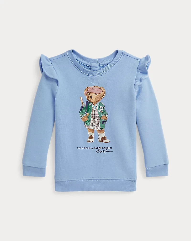 Polo Bear Ruffled Fleece Sweatshirt