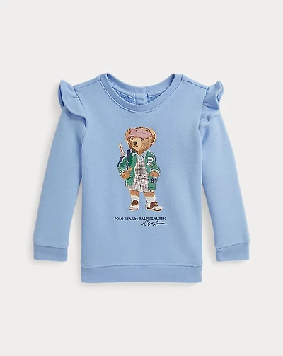 Polo Bear Ruffled Fleece Sweatshirt