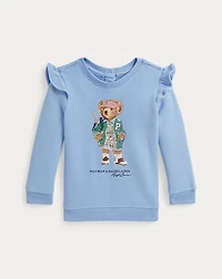 Polo Bear Ruffled Fleece Sweatshirt