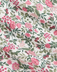 Floral Cotton Interlock Footed Coverall