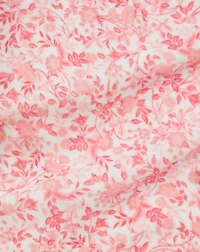 Floral Velour Footed Coverall