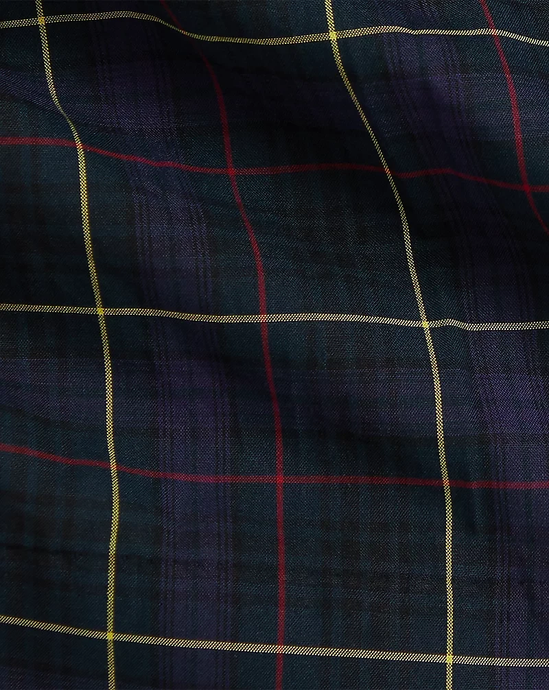 Plaid Cotton Poplin Dress & Bloomer