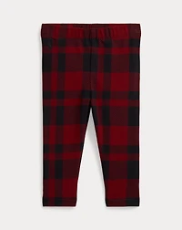 Plaid Stretch Jersey Legging