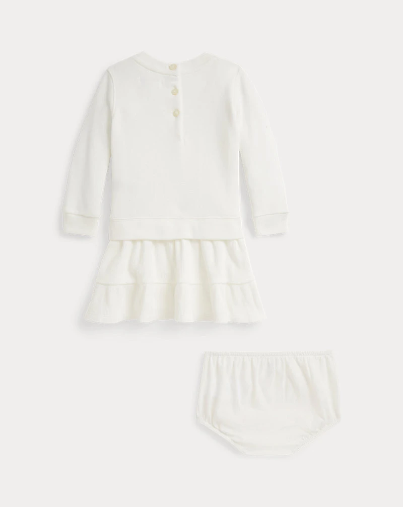 Polo Bear Fleece Dress & Bloomer