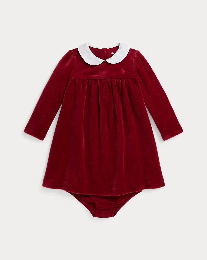 Velour Dress & Bloomer
