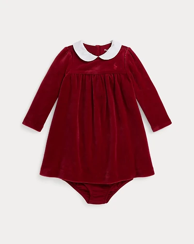Velour Dress & Bloomer