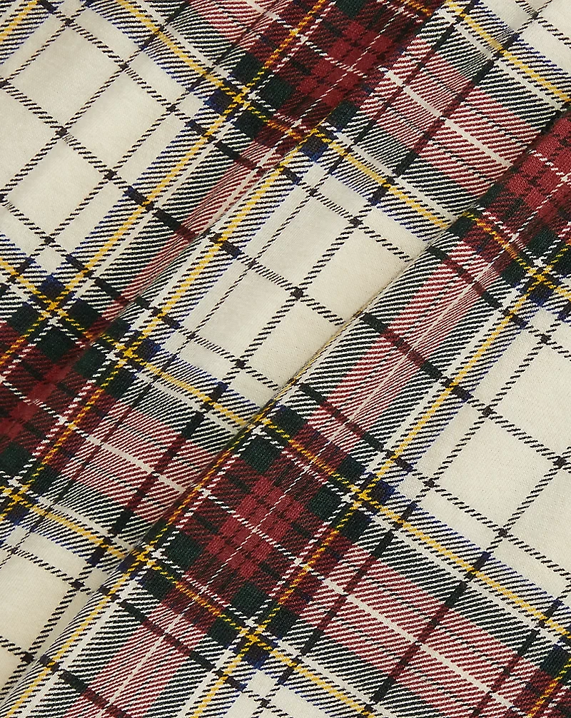 Plaid Cotton Jersey Dress & Bloomer