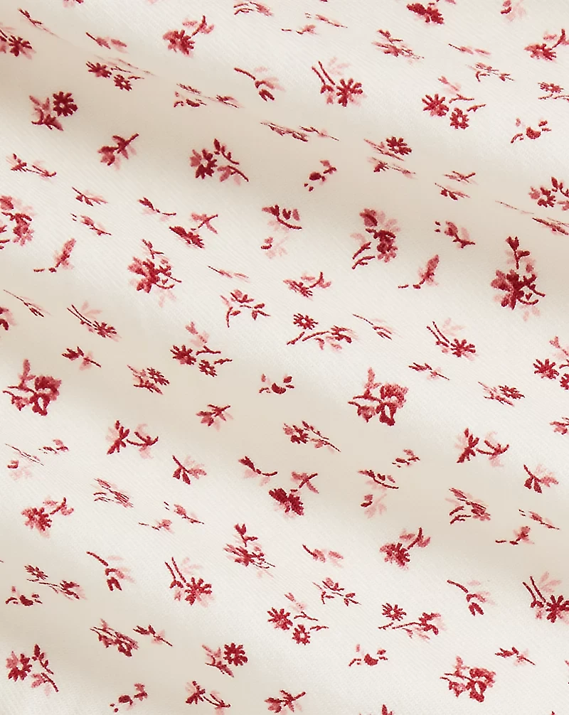 Floral Cotton Twill Dress & Bloomer