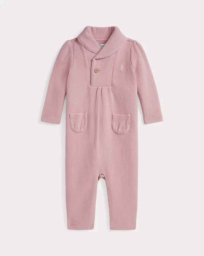 Estate-Rib Shawl-Collar Coverall