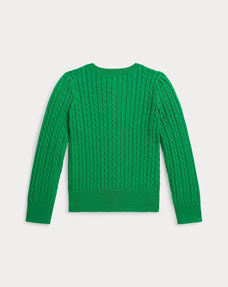 Mini-Cable Cotton Cardigan