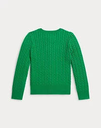 Mini-Cable Cotton Cardigan