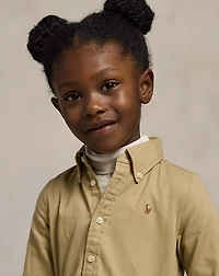Belted Cotton Chino Shirtdress