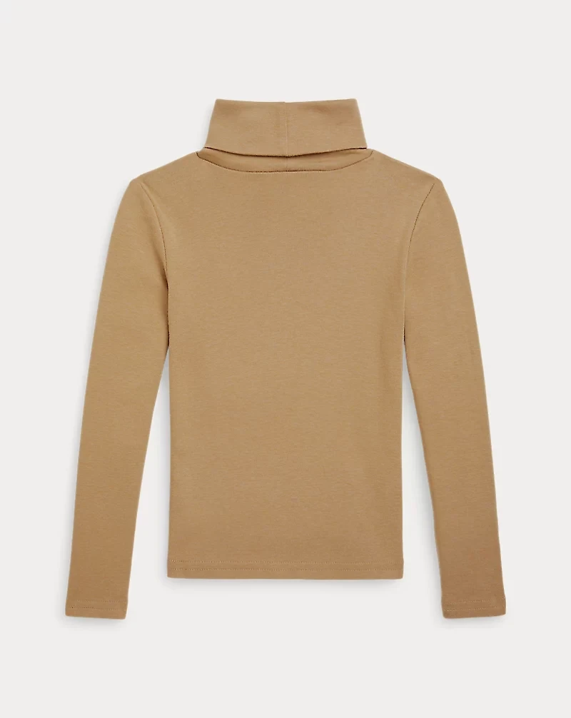 Ribbed Cotton-Modal Turtleneck