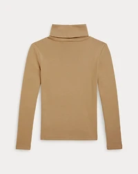 Ribbed Cotton-Modal Turtleneck