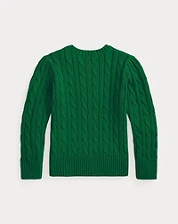 Cable-Knit Cotton Sweater