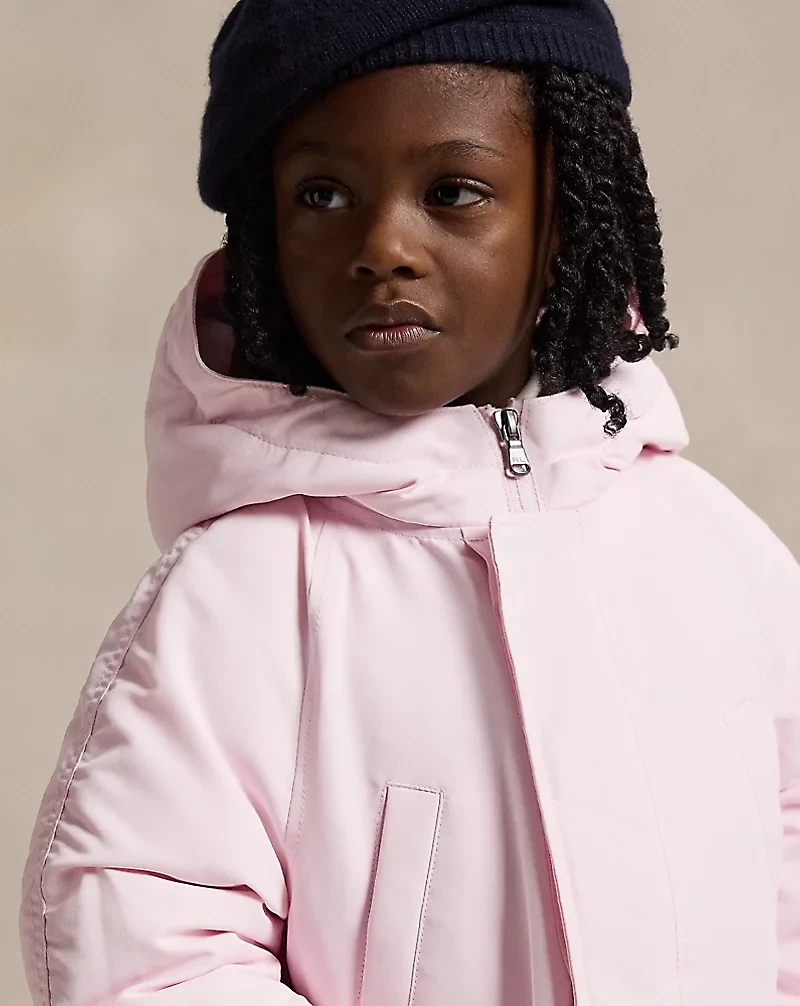 Faux-Fur-Trim Down Parka