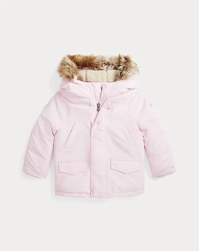 Faux-Fur-Trim Down Parka