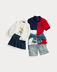 Polo Bear Cotton Jersey Tee