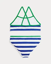 Striped Two-Piece Swimsuit