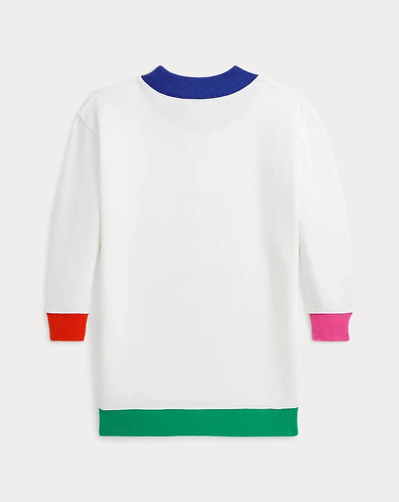 Polo Bear Fleece Sweatshirt Dress