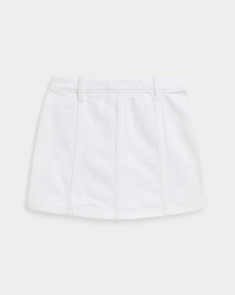 Cotton Denim Skirt