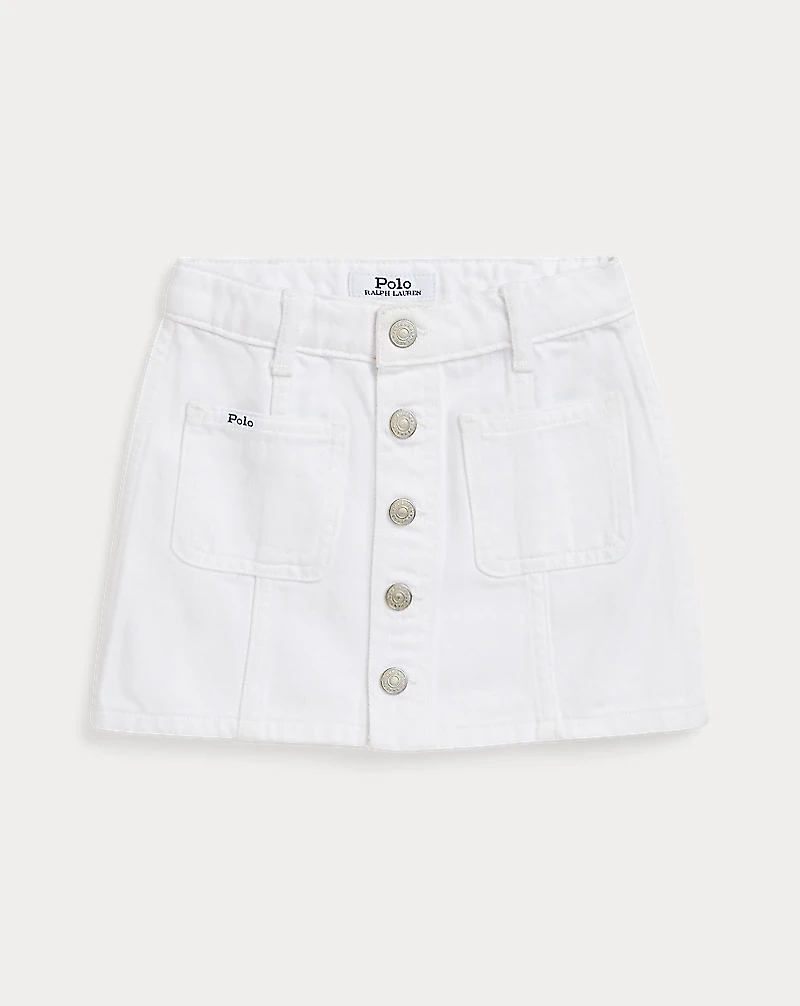 Cotton Denim Skirt