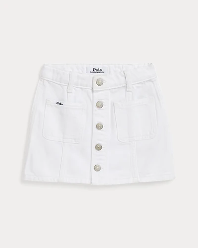 Cotton Denim Skirt