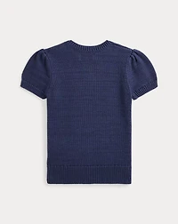 Polo Bear Short-Sleeve Sweater