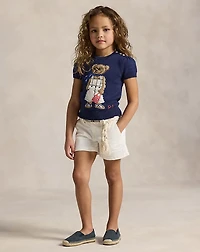 Polo Bear Short-Sleeve Sweater