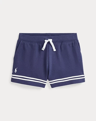 Striped Stretch Mesh Short