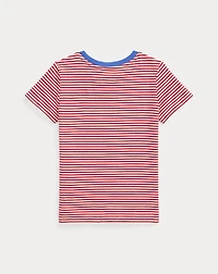Embroidered Portofino Cotton Jersey Tee
