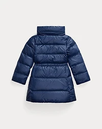 Down Hooded Long Jacket