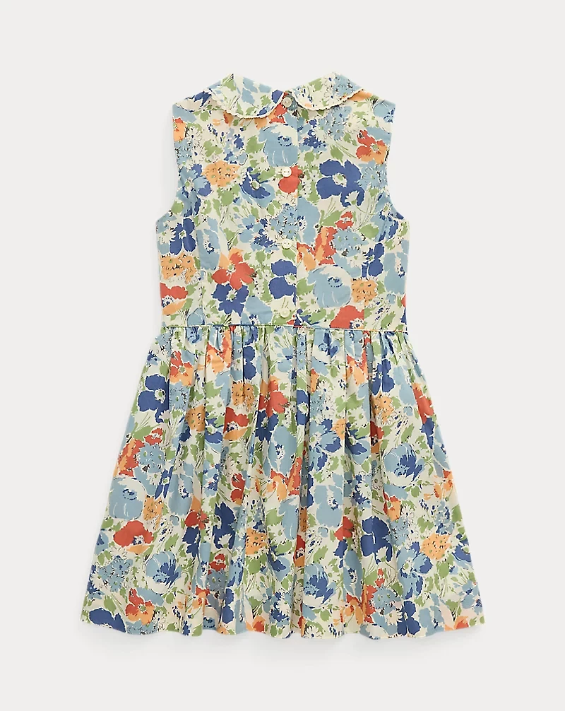 Floral Cotton Poplin Dress