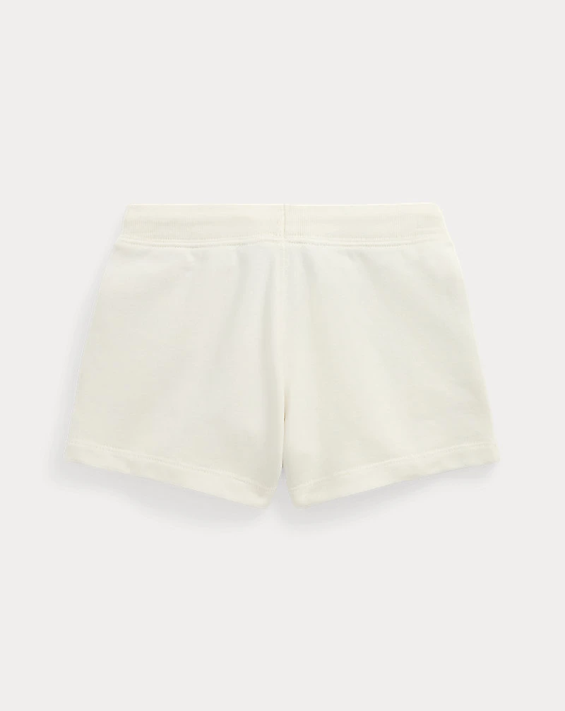 Flag-Appliqué French Terry Short