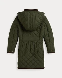 Quilted Long Barn Jacket