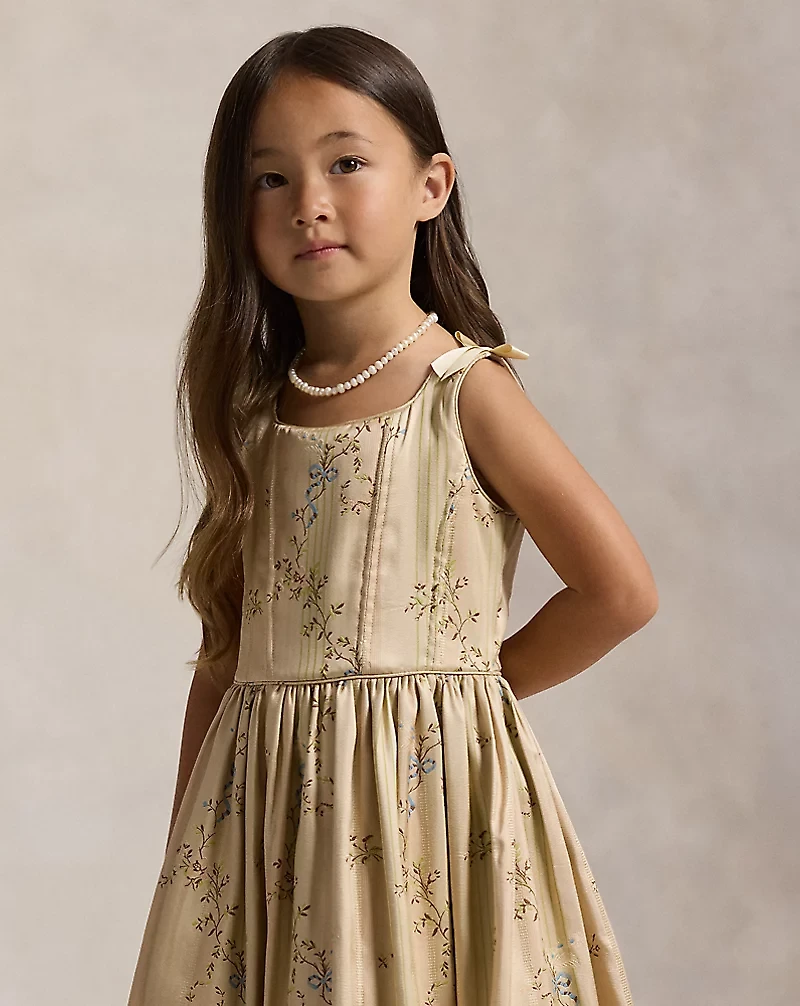 Floral Jacquard Dress