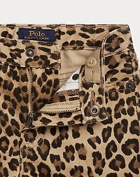 Leopard-Print Wide-Leg Jean