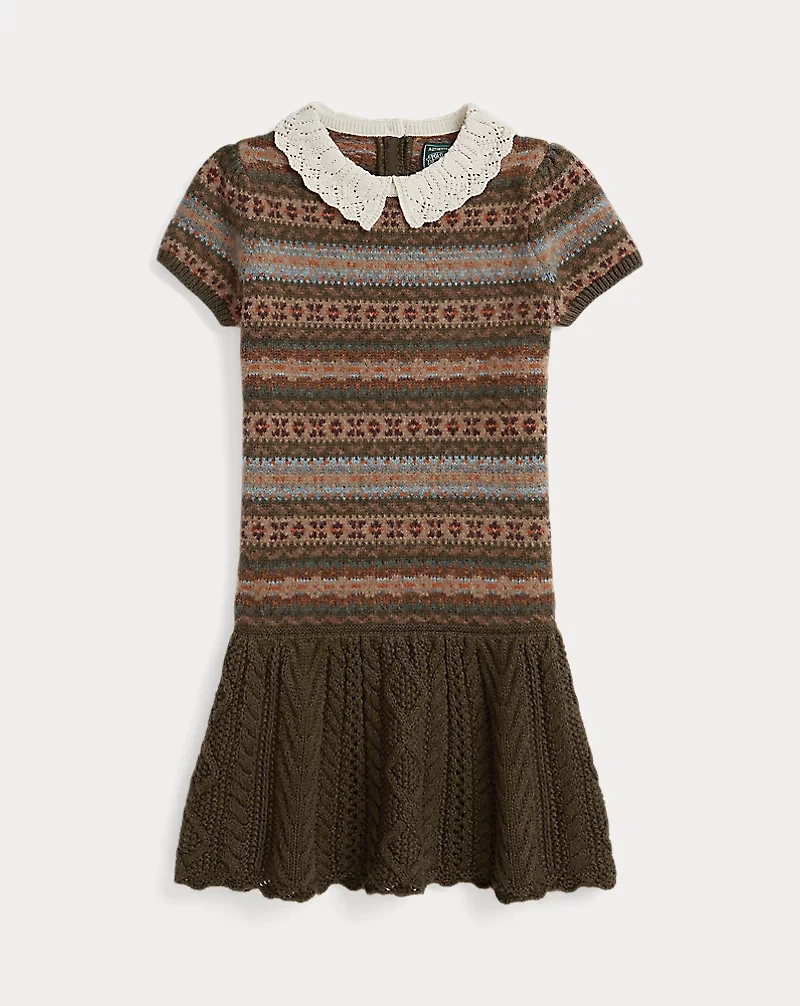 Fair Isle Wool-Blend Dress