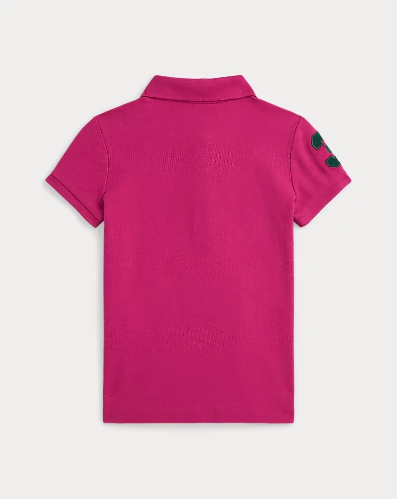 Big Pony Stretch Mesh Polo Shirt