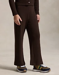 Ribbed Wide-Leg Pant