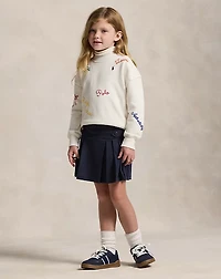 Embroidered Fleece Sweatshirt