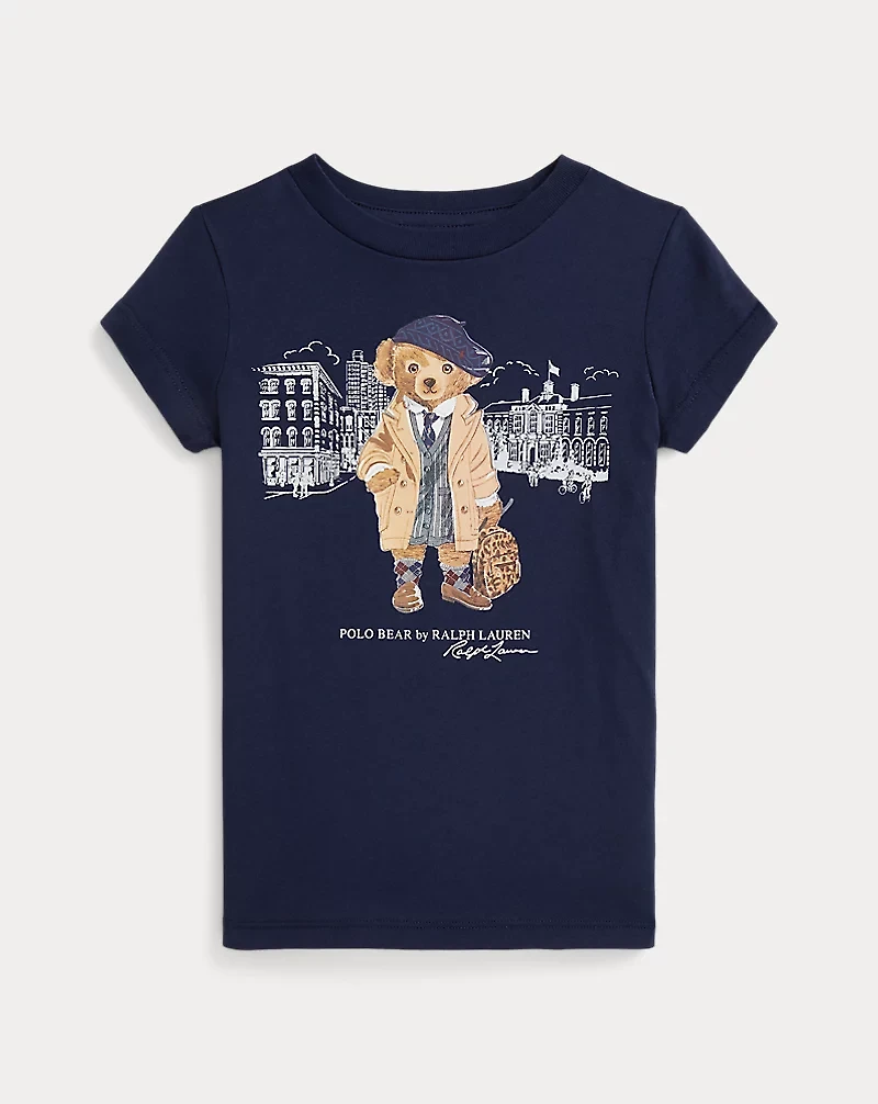 Polo Bear Cotton Jersey Tee