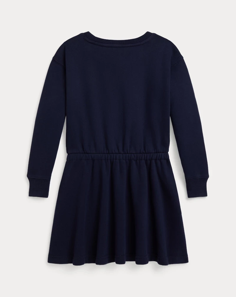 Polo Bear Fleece Sweatshirt Dress
