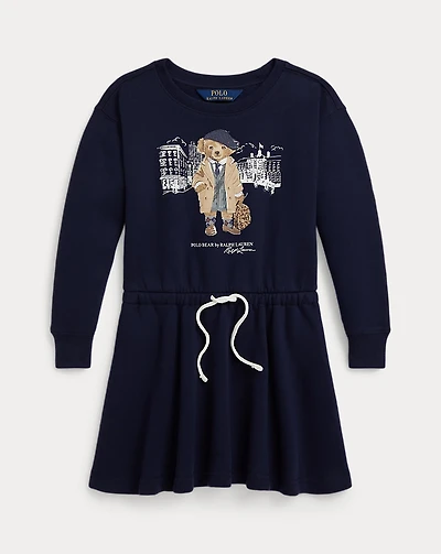 Polo Bear Fleece Sweatshirt Dress