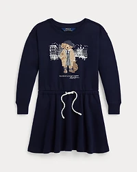 Polo Bear Fleece Sweatshirt Dress