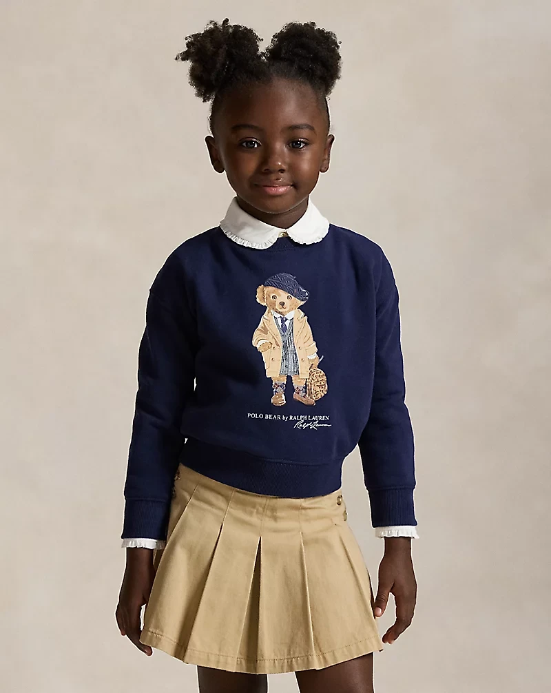 Polo Bear Fleece Boxy Sweatshirt