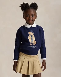 Polo Bear Fleece Boxy Sweatshirt